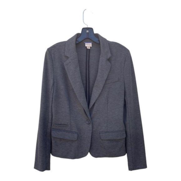 Merona Women's Gray Soft Strech Blazer Size Med - Picture 1 of 8